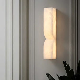 Up Down alabster Wall Sconce