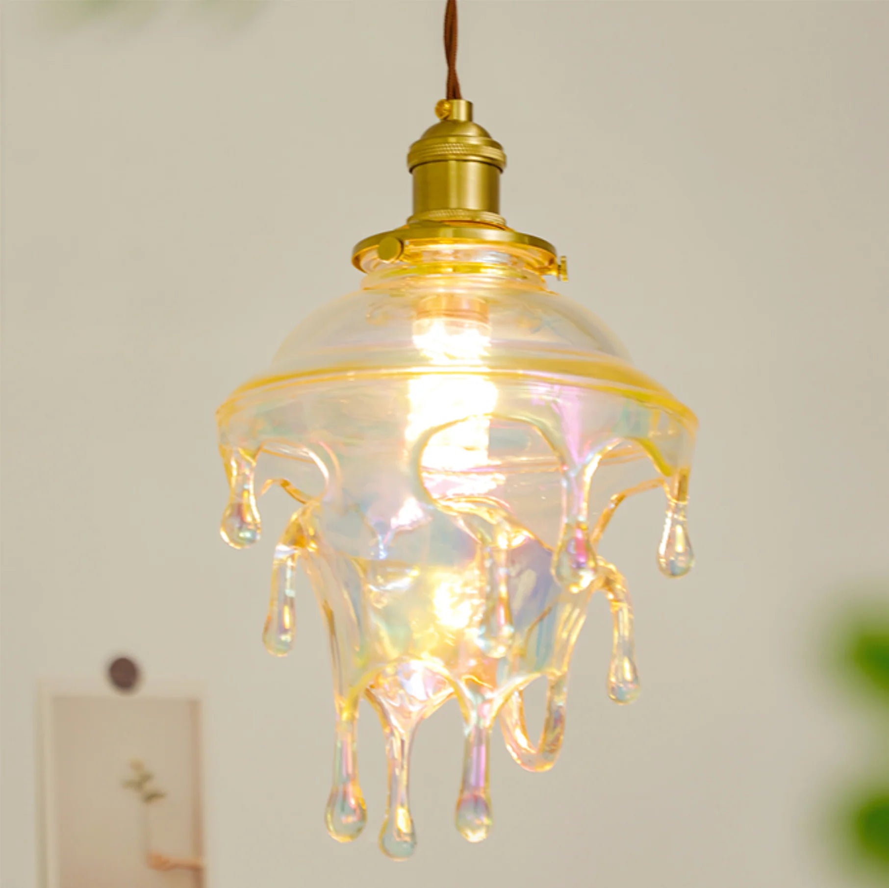 Water Droplets Resin Pendant Lamp