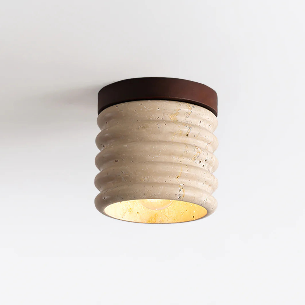 Vaarnii Travertine Ceiling Lamp