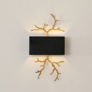 Brass Branch Wall Lamp