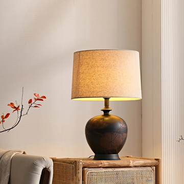 Black & Beige Linen