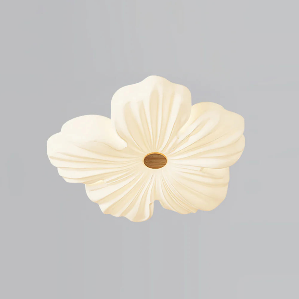 Cream Flower Ceiling Lamp