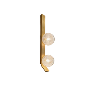 Cristallo Crackle Glass Wall Sconce