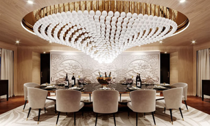Pearl Wave Bespoke Chandelier
