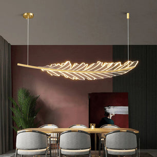 Modern Leaf Shaped Chandelier