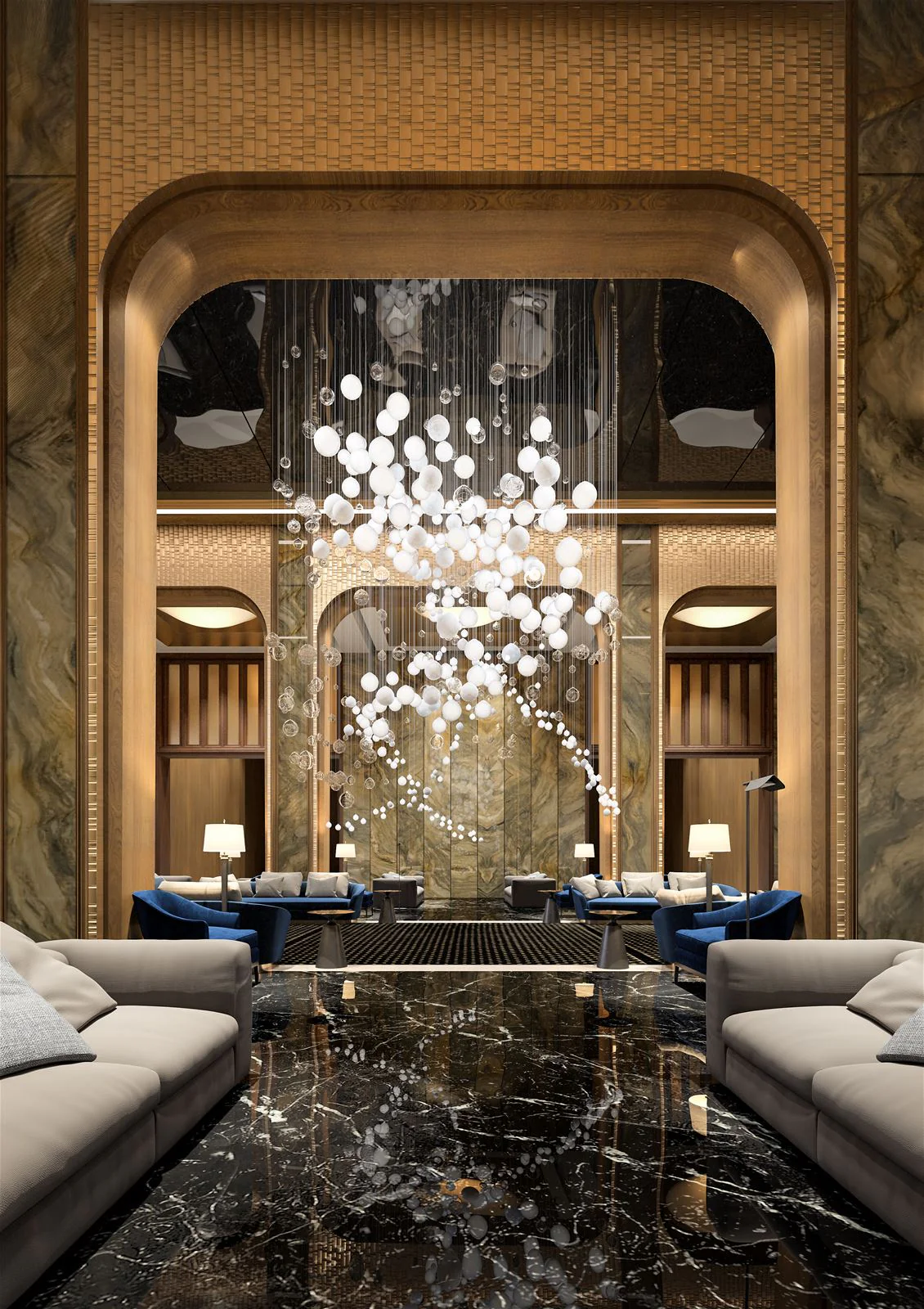 Bubble Cluster Bespoken Chandelier