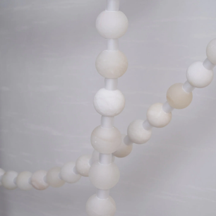 Alabaster Bead Multi-point Pendant Light