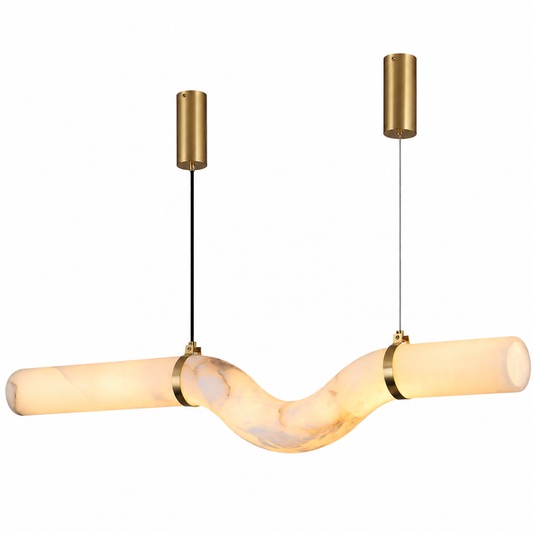 Onda Alabaster Linear Pendant