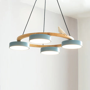 Sienna Bird Round Chandelier