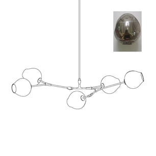 Perry Globe Horizontal Chandelier