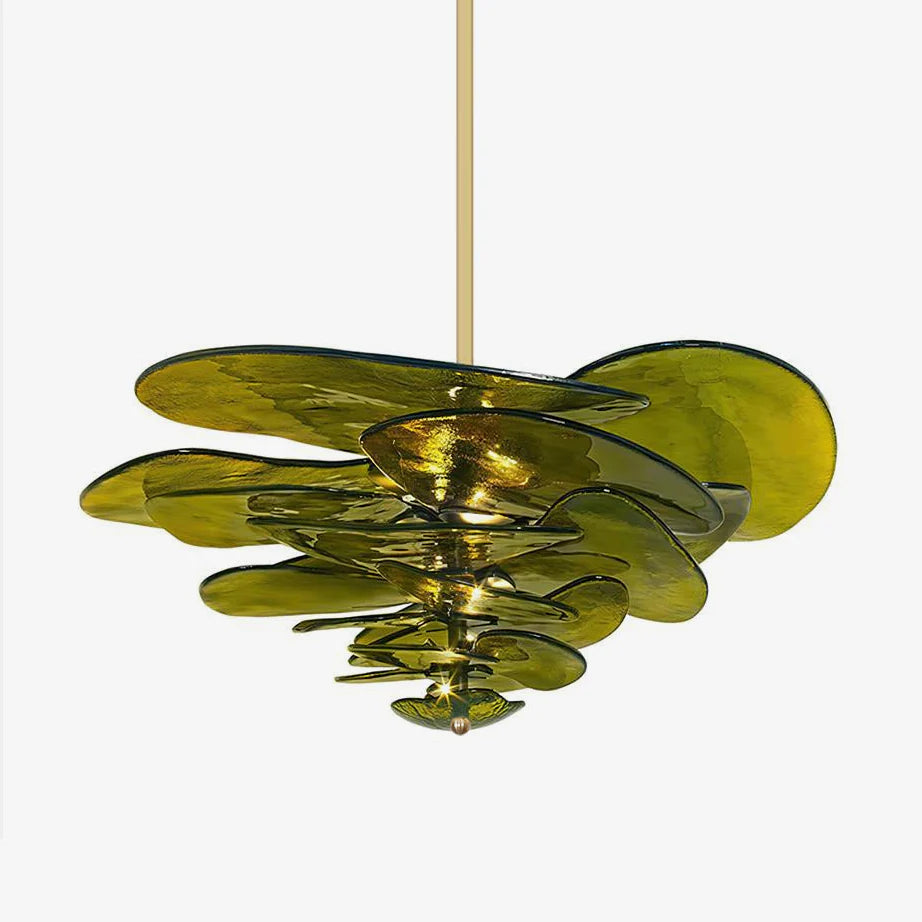 Lotus Leaf Murano Chandelier