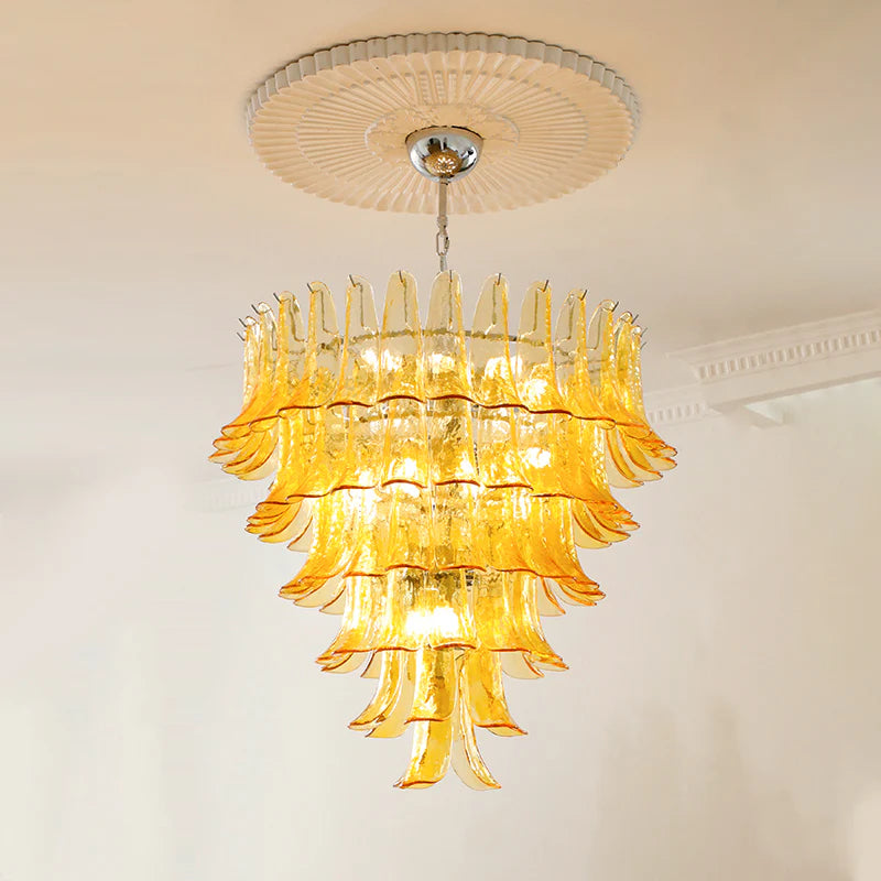 Murano Petal Chandelier