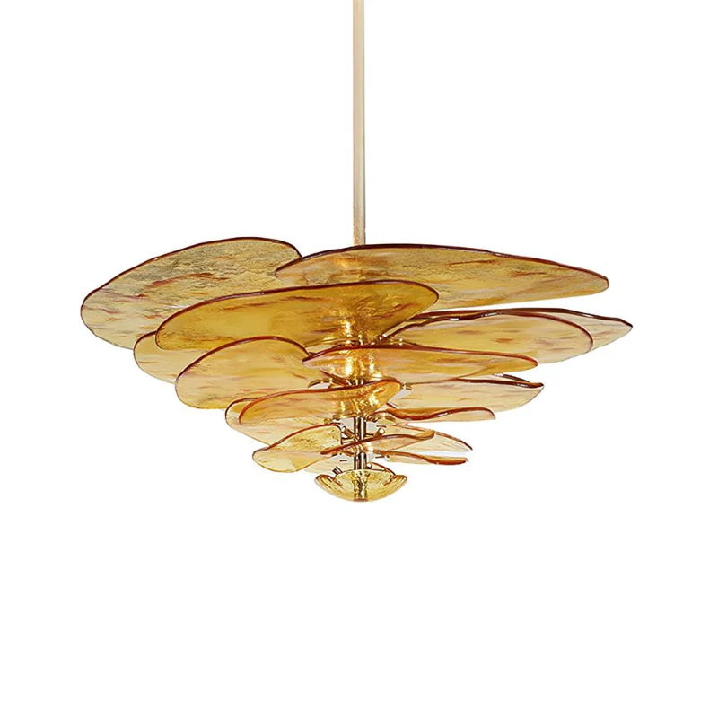 Lotus Leaf Murano Chandelier