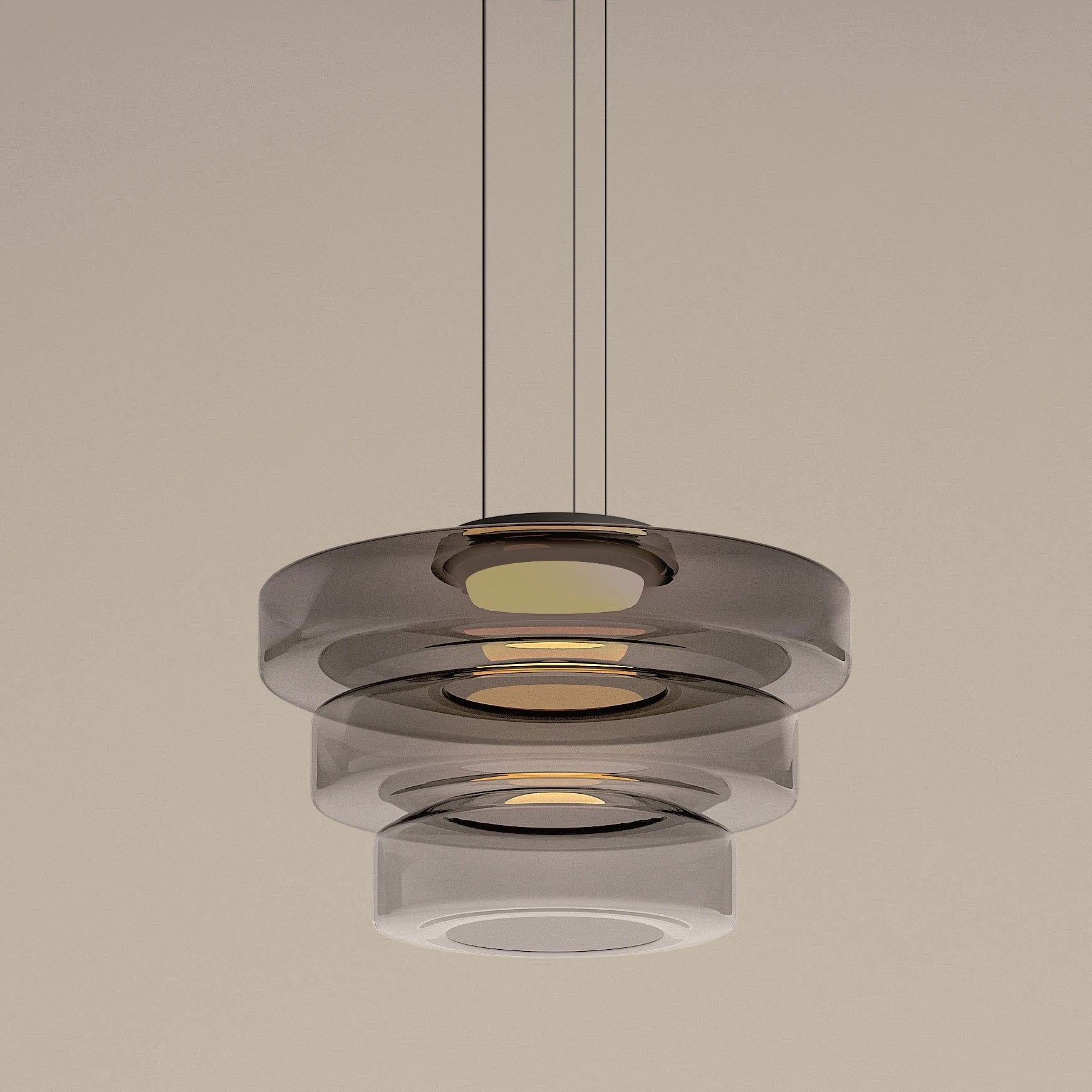 Nordic postmodern creative glass pendant light