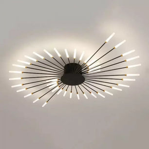 Sputnik Led Fireworks Flush Mount Ceiling Light S40