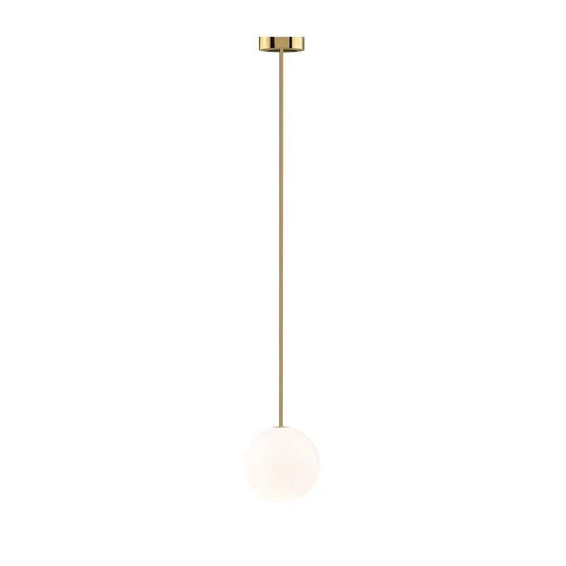 Brass Architectural Pendant Light