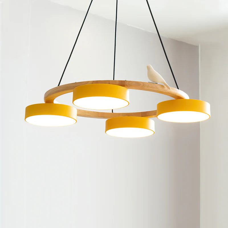 Sienna Bird Round Chandelier