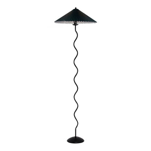 Wiggly Pleated Floor Lamp