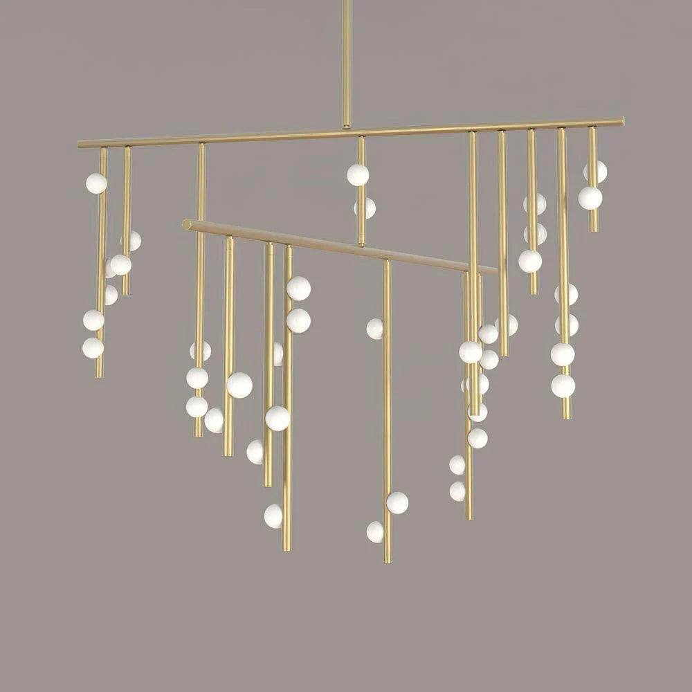 Luminous Cascade Chandelier