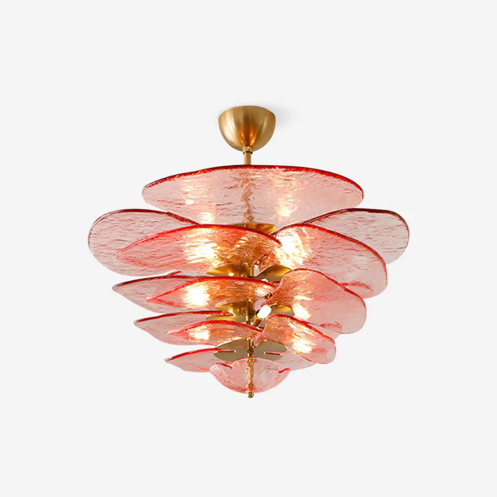 Lotus Leaf Murano Chandelier