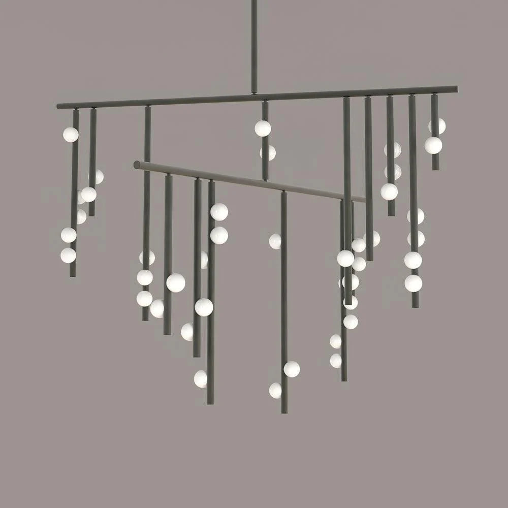 Luminous Cascade Chandelier