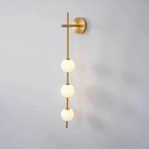 Vertical Globe Wall Lamp