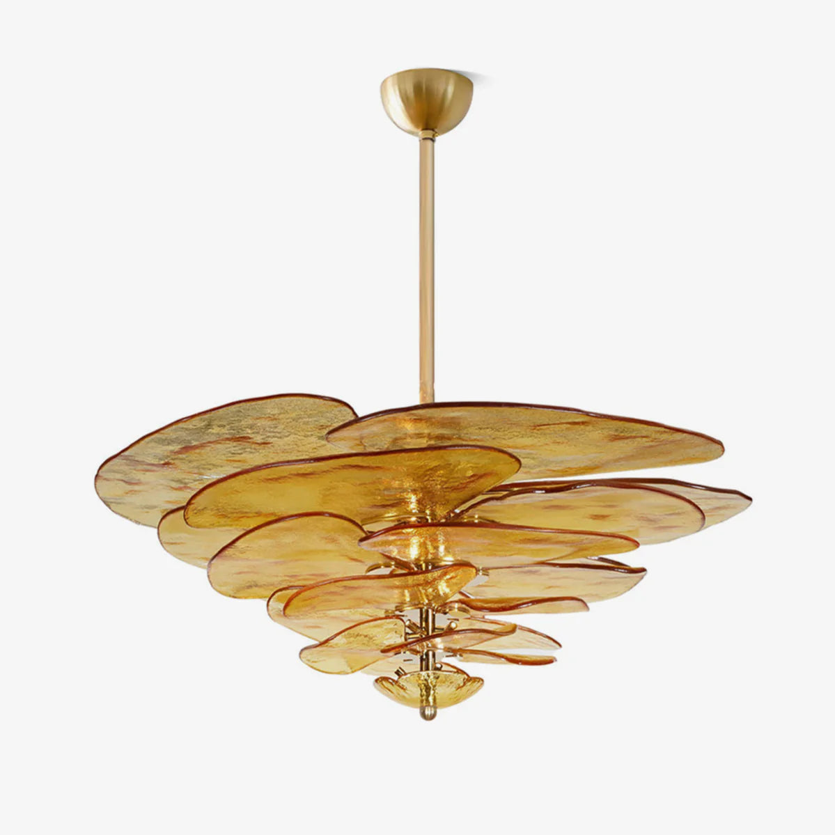Lotus Leaf Murano Chandelier