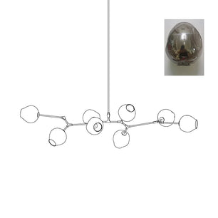 Perry Globe Horizontal Chandelier