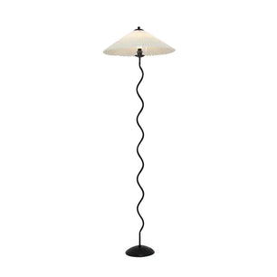 Wiggly Pleated Floor Lamp