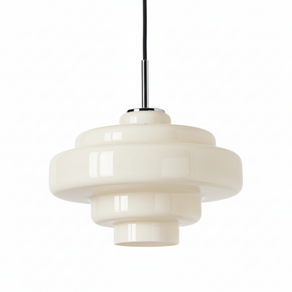 Tiered Glass Pendant Light