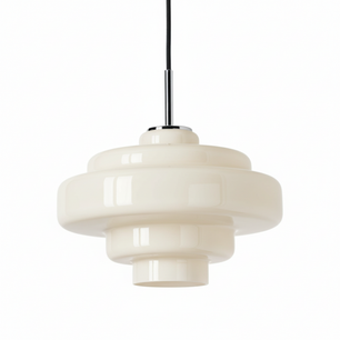 Tiered Glass Pendant Light