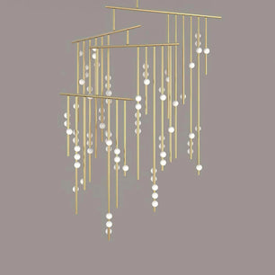 Luminous Cascade Chandelier