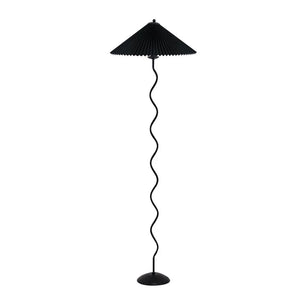 Wiggly Pleated Floor Lamp