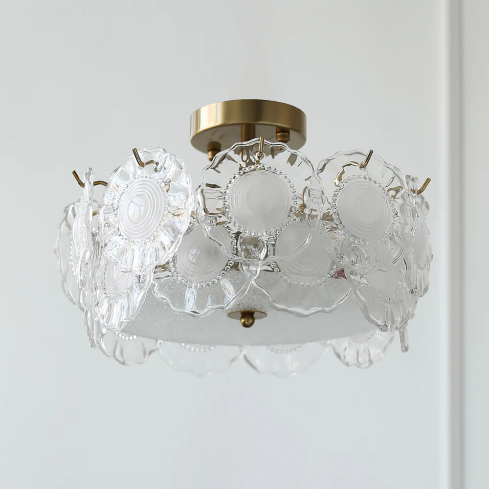 Pobllem Glass Ceiling Lamp