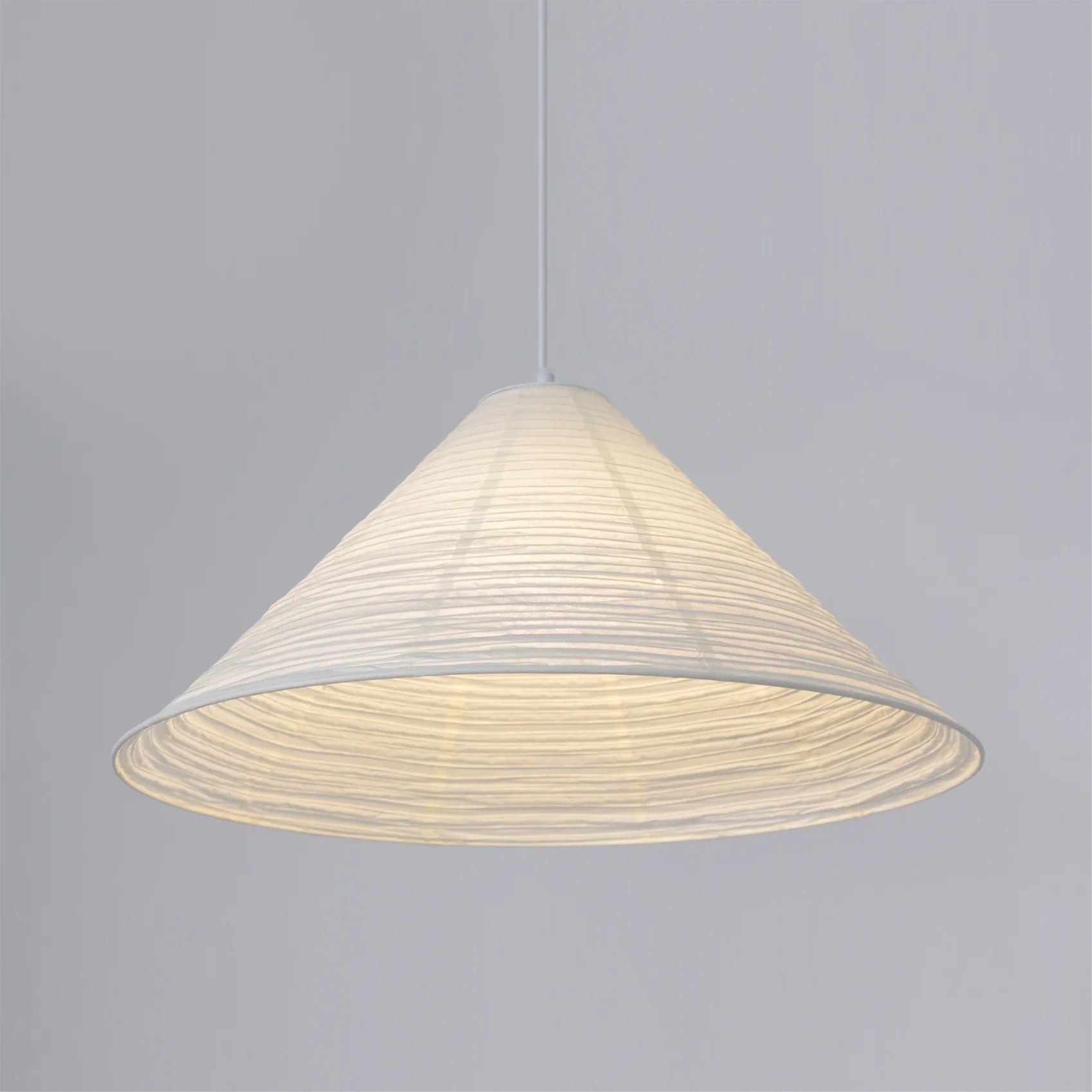 Cone Washi Pendant Light