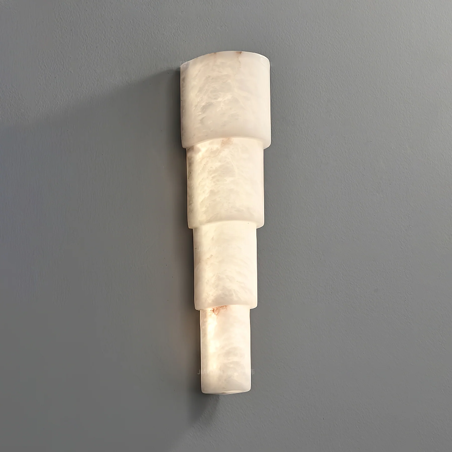 Melange Alabaster Wall Sconce