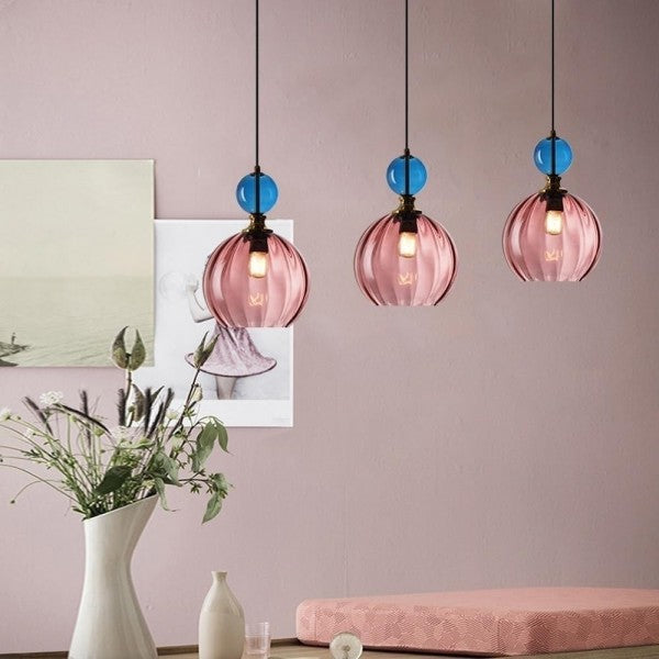 Vintage Colorful Glass Pendant Light S138
