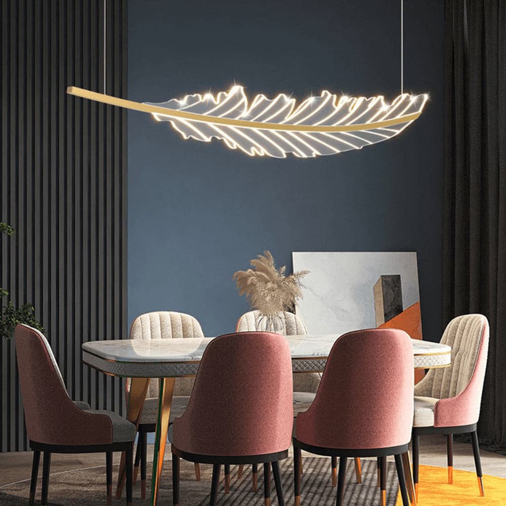 Modern Leaf Shaped Chandelier