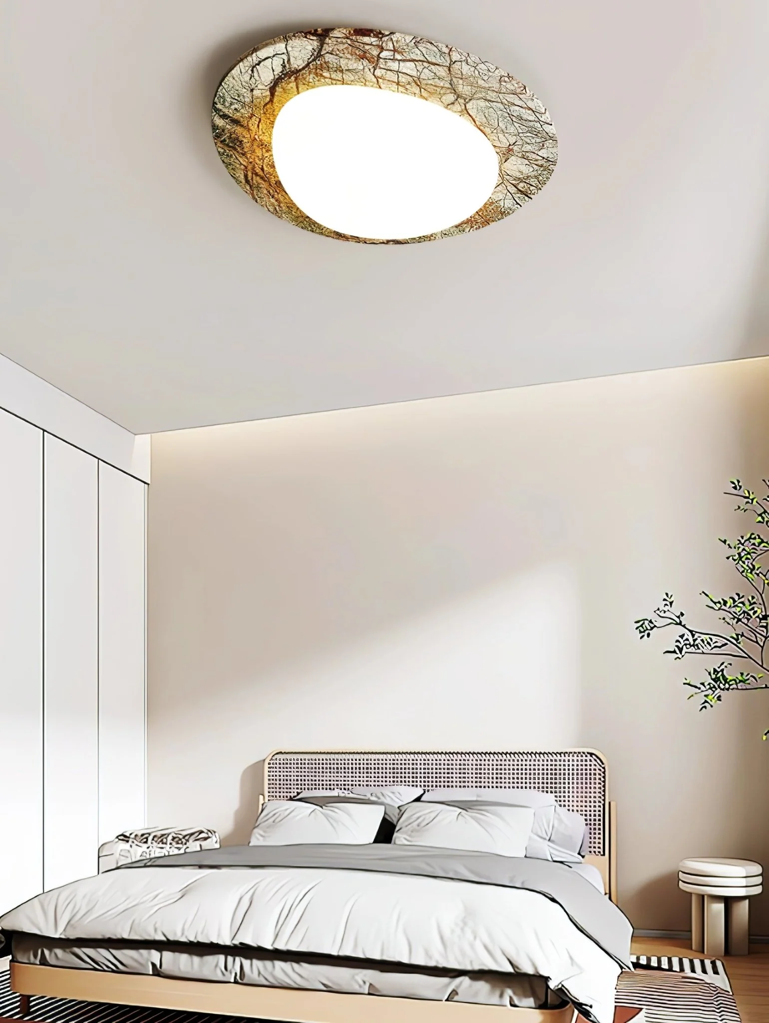 Ayla crack marble Ceiling Lights