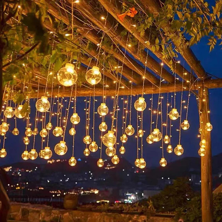 Solar Pendant String Lights