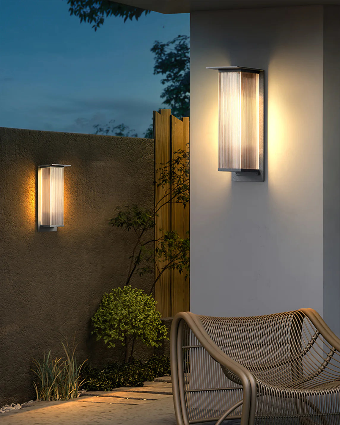 Oleron Box Outdoor Wall Lamp