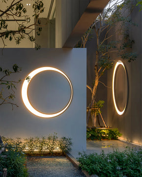 Moon Outdoor Wall Lamp