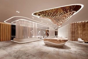 Pearl Wave Bespoke Chandelier