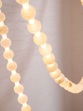 Alabaster Bead Multi-point Pendant Light