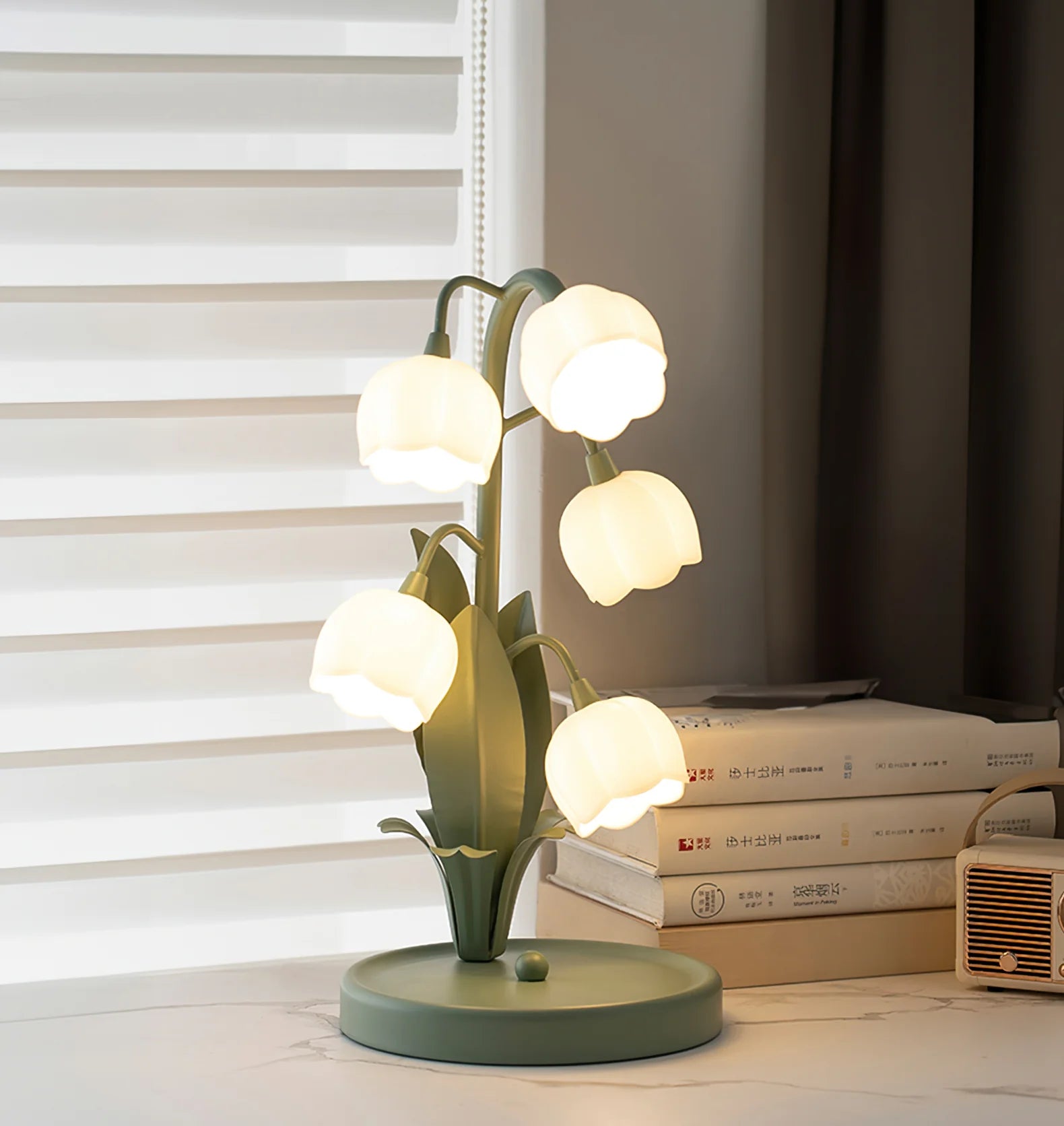 Bell Orchid Table Lamp