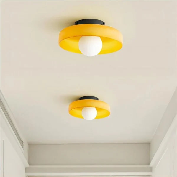 Modern Round Flush Mount Morandi Ceiling Light S80