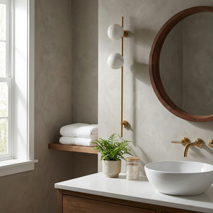 Sfera Alabaster Globe Vertical Wall Sconce