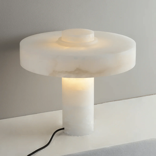 Natural Alabaster E26 Table Lamp