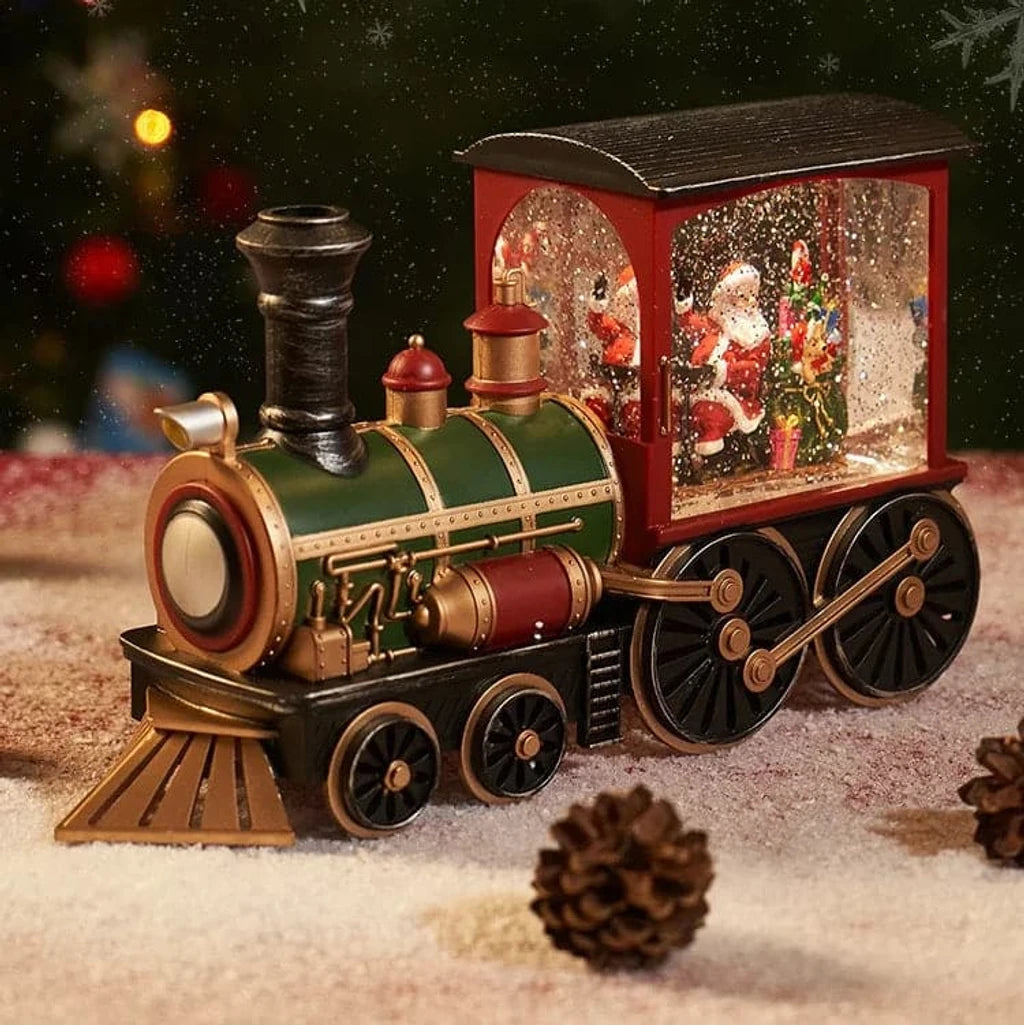 Santa Claus Train Ornamente