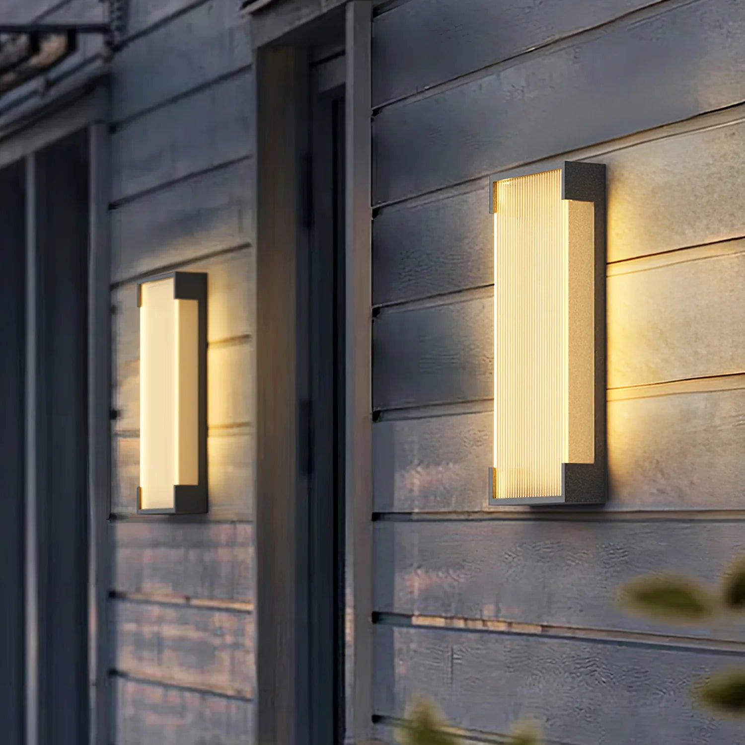 Rectangular Outdoor Wall Light